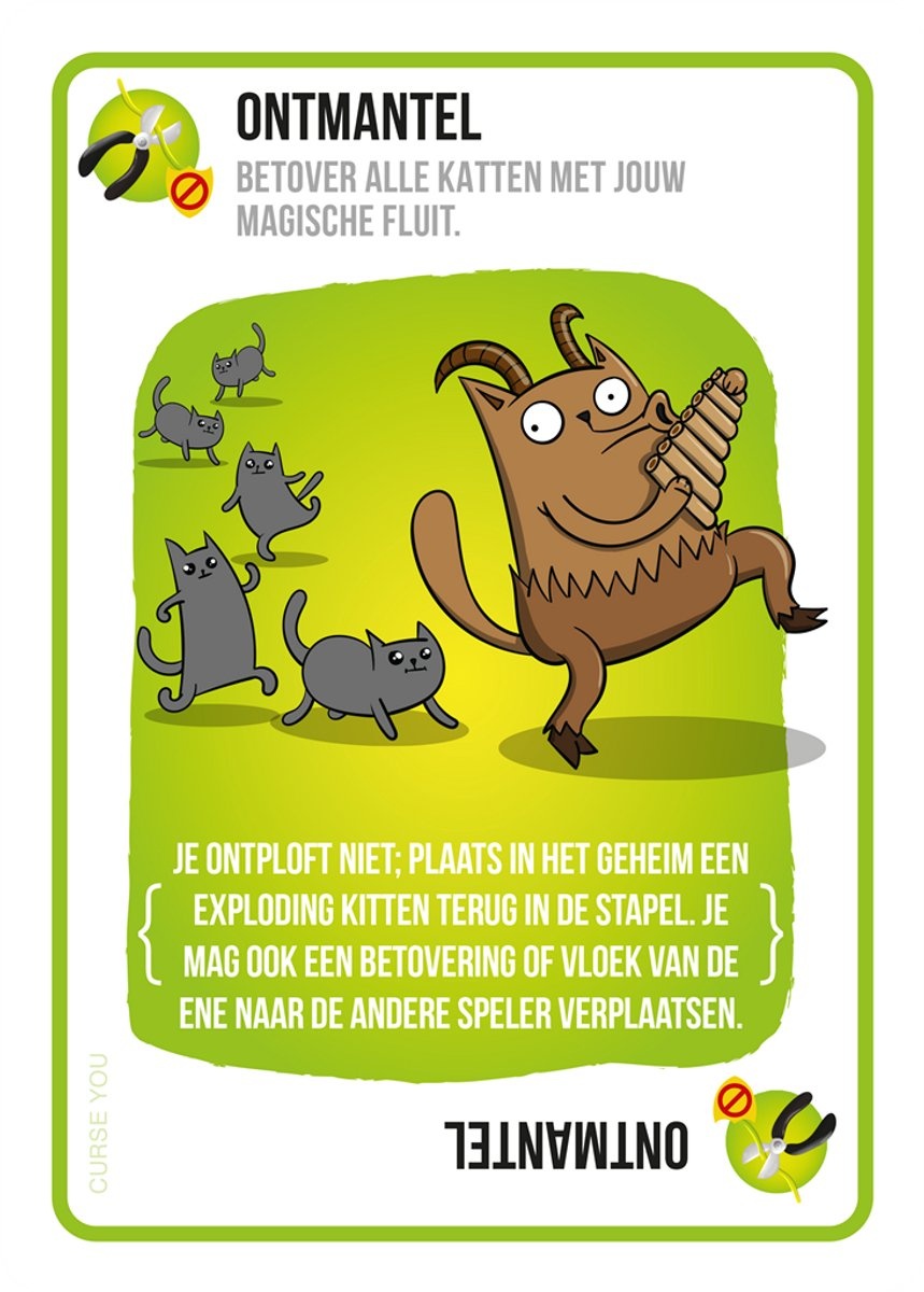 Meter Exploding Exploding Kittens: Curse You! (NL) - Kaartspel - Valhalla Boardgames