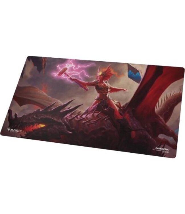 Magic: The Gathering – Reality Fracture Double-Sided Playmat – Kiora of Salt and Sand / Kiora of Fire and Ashes