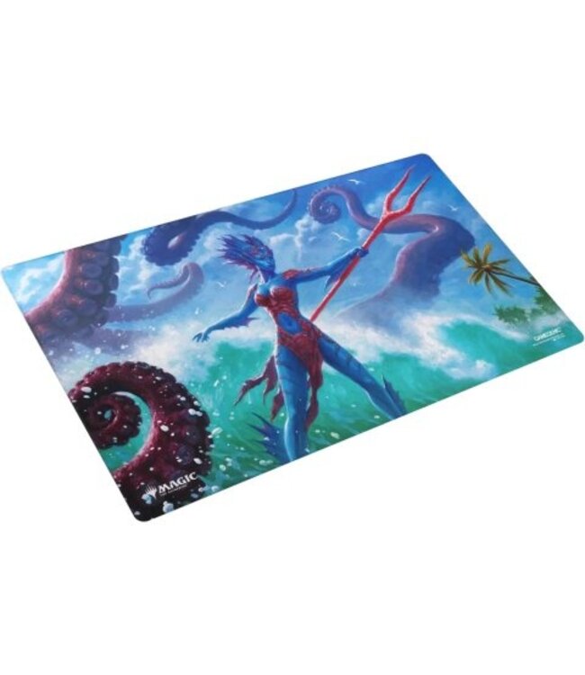 Magic: The Gathering – Reality Fracture Double-Sided Playmat – Kiora of Salt and Sand / Kiora of Fire and Ashes