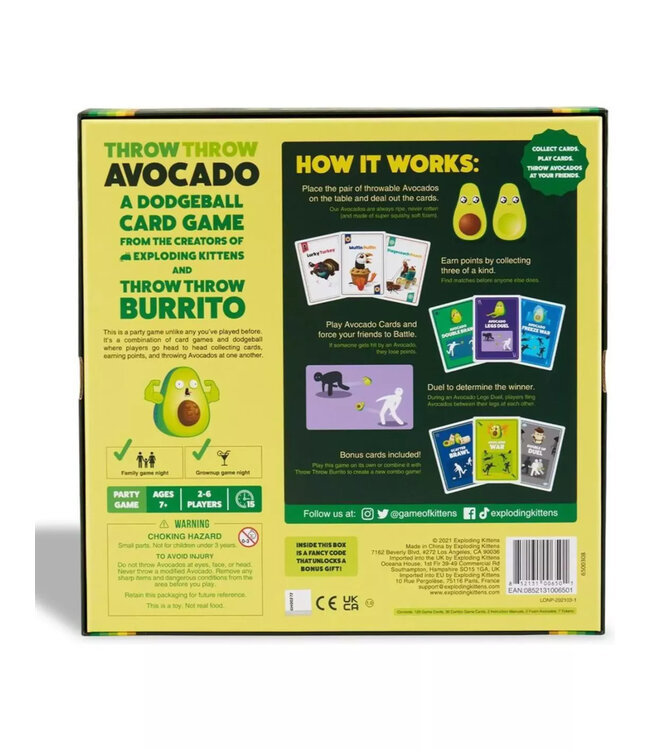 Throw Throw Avocado (ENG) - Kartenspiel