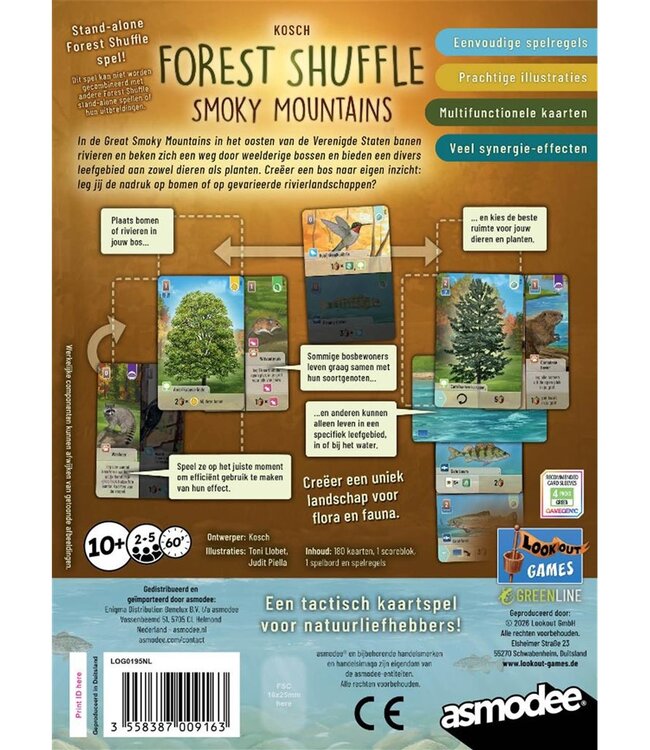 Forest Shuffle: Smoky Mountains (NL) - Brettspiel