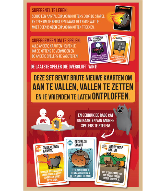Exploding Kittens: Rage Mode (NL) - Kartenspiel