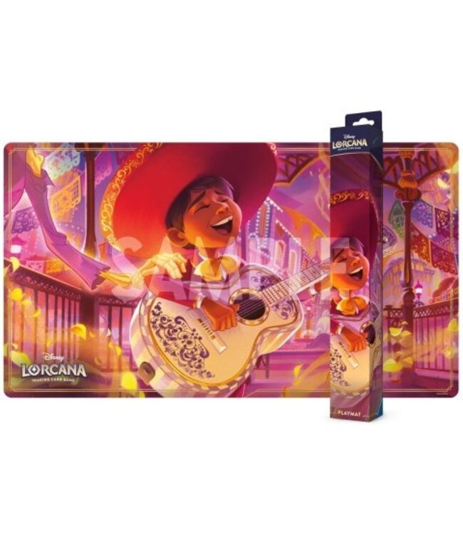 Disney Lorcana:  Hyperia City - Playmat Miguel Rivera Promising Musician