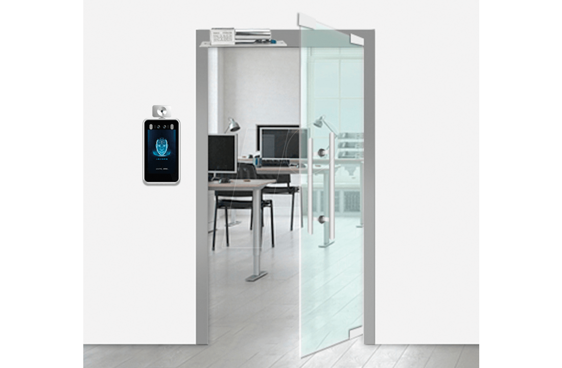 Temperatuur Detectie & Masker detectie & gezichtsherkennings systeem 3-in-1 system
