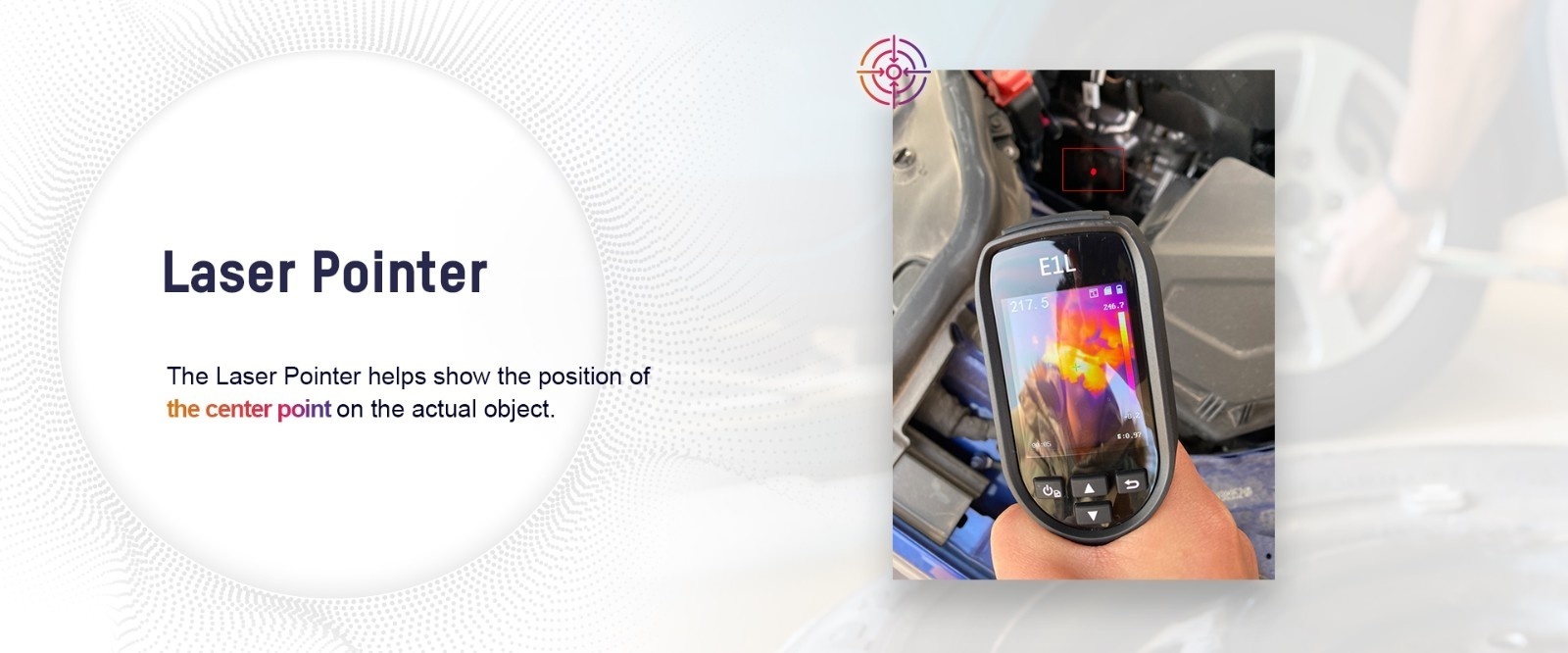 E1L Warmtebeeldcamera met 160 x 120 thermische pixels, 25Hz