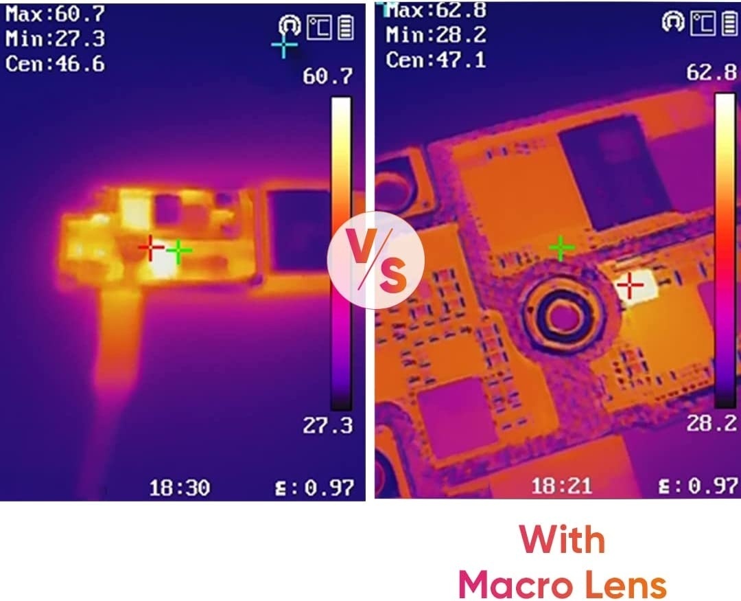 Hikmicro B201 Macro Lens voor B10, B20, B1L,B2L warmtebeeldcamera's