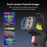 ECO-V Warmtebeeldcamera 96×96 pixels met "Super IR" beeldverbetering, 25Hz en camera