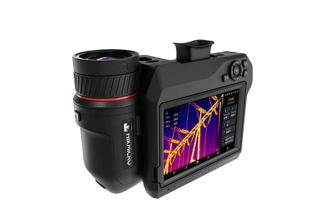 SP40 -L19 met 480 x 360 therm. pixels 18.7°×14°, Auto/manual focus, NETD<30mk, 25 Hz, 8MP visible camera