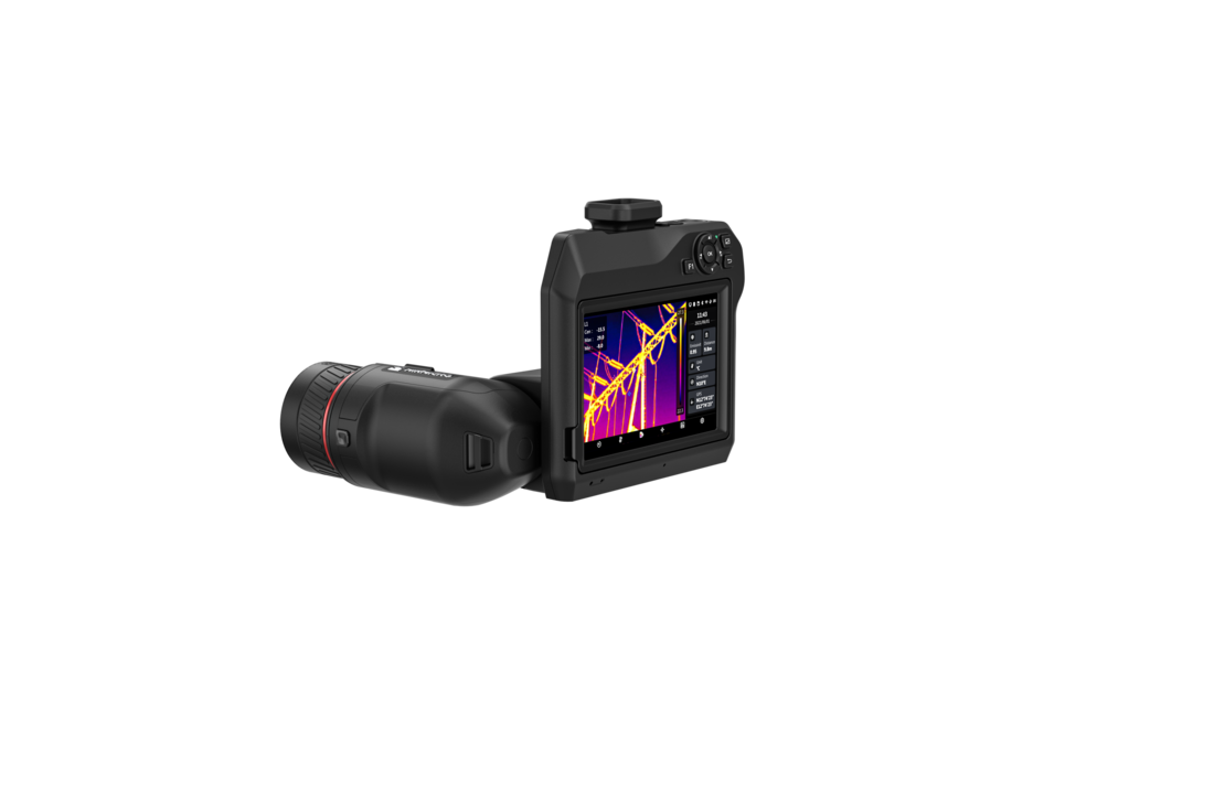 SP40 -L19 met 480 x 360 therm. pixels 18.7°×14°, Auto/manual focus, NETD<30mk, 25 Hz, 8MP visible camera