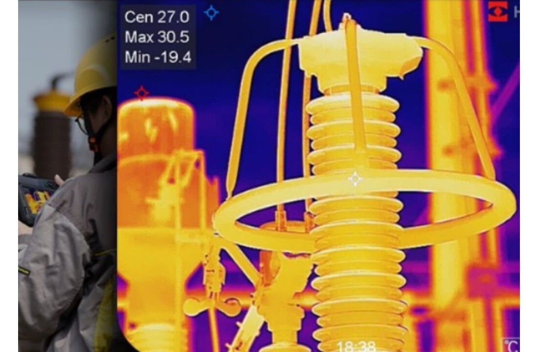 SP60-L50 met 640x480 therm. pixels 50°×37.3°, Auto/manual focus, NETD<30mk, 25 Hz, 8MP visible camera