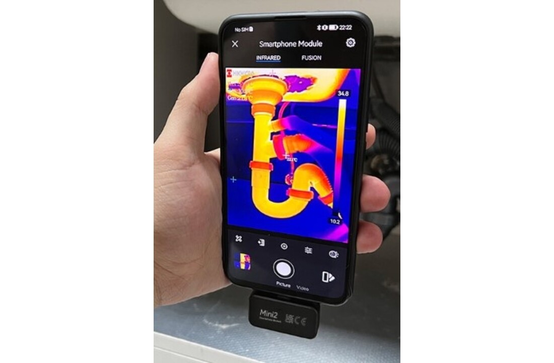 Mini2 Warmtebeeldcamera 256x192 pixels, 25Hz USB-C
