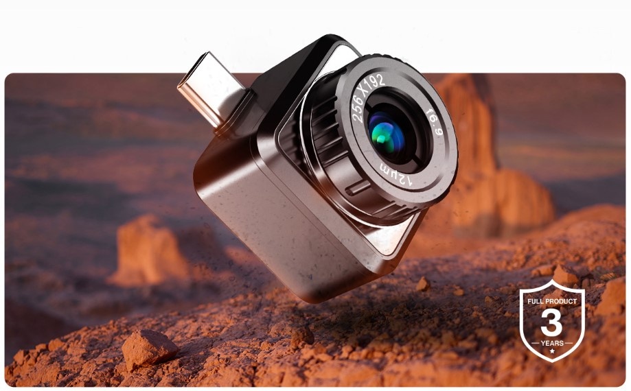 Mini2Plus V2 Warmtebeeldcamera 256x192 pixels, Focuseerbaar, 25Hz, USB-C