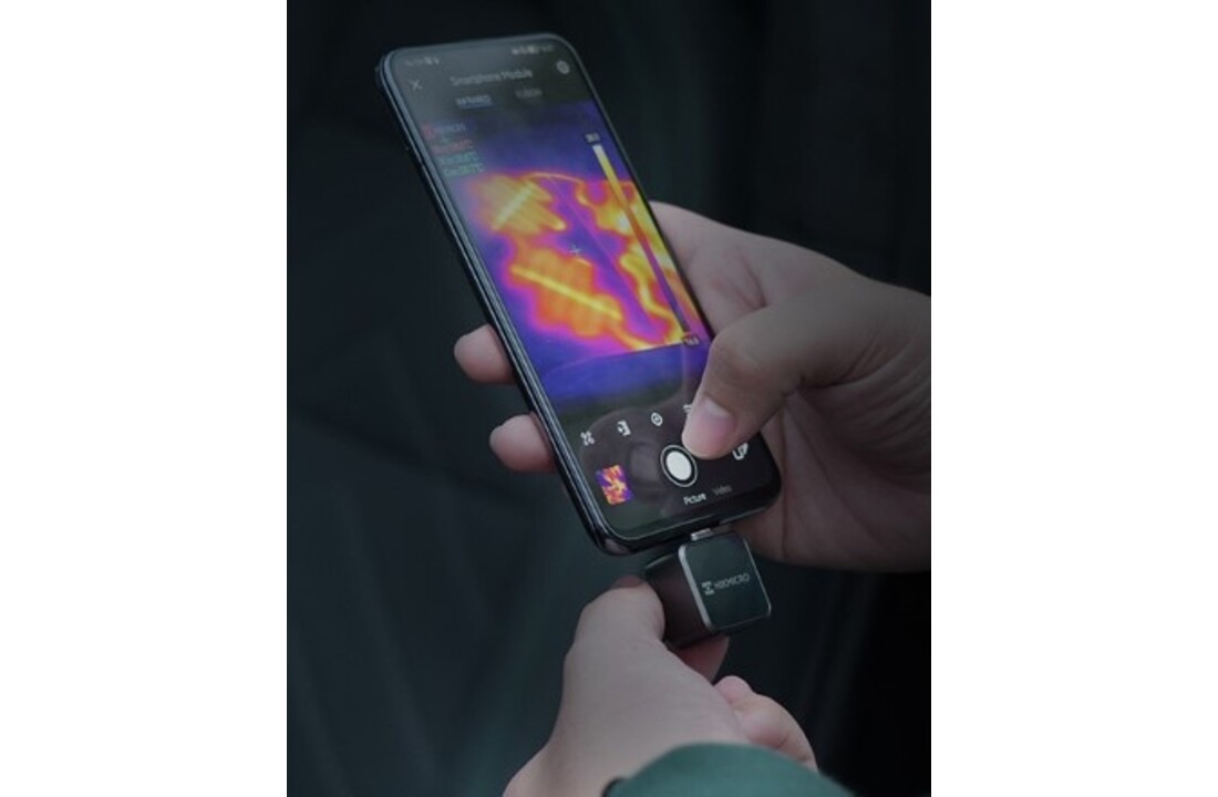 Mini2Plus Warmtebeeldcamera 256x192 pixels, Focuseerbaar, 25Hz, USB-C