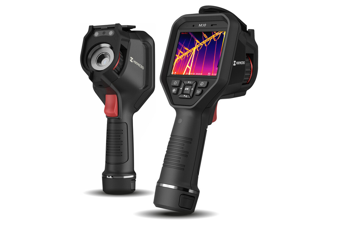 M30 Warmtebeeldcamera met 384 x 288 thermische pixels en optische camera. 25Hz beeldverversingssnelheid.