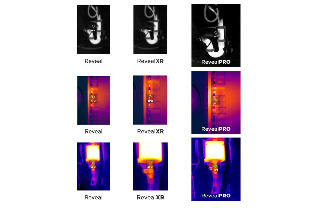 Reveal Pro warmtebeeldcamera 320x240 Pixels