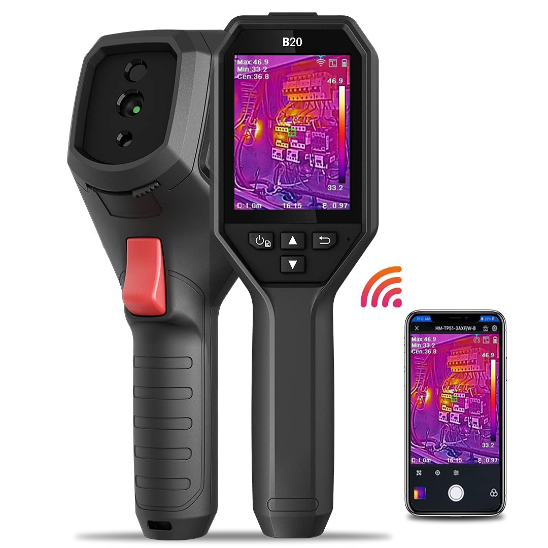 B20S Warmtebeeldcamera met 256x192 thermische pixels en optische camera 25Hz en WiFi