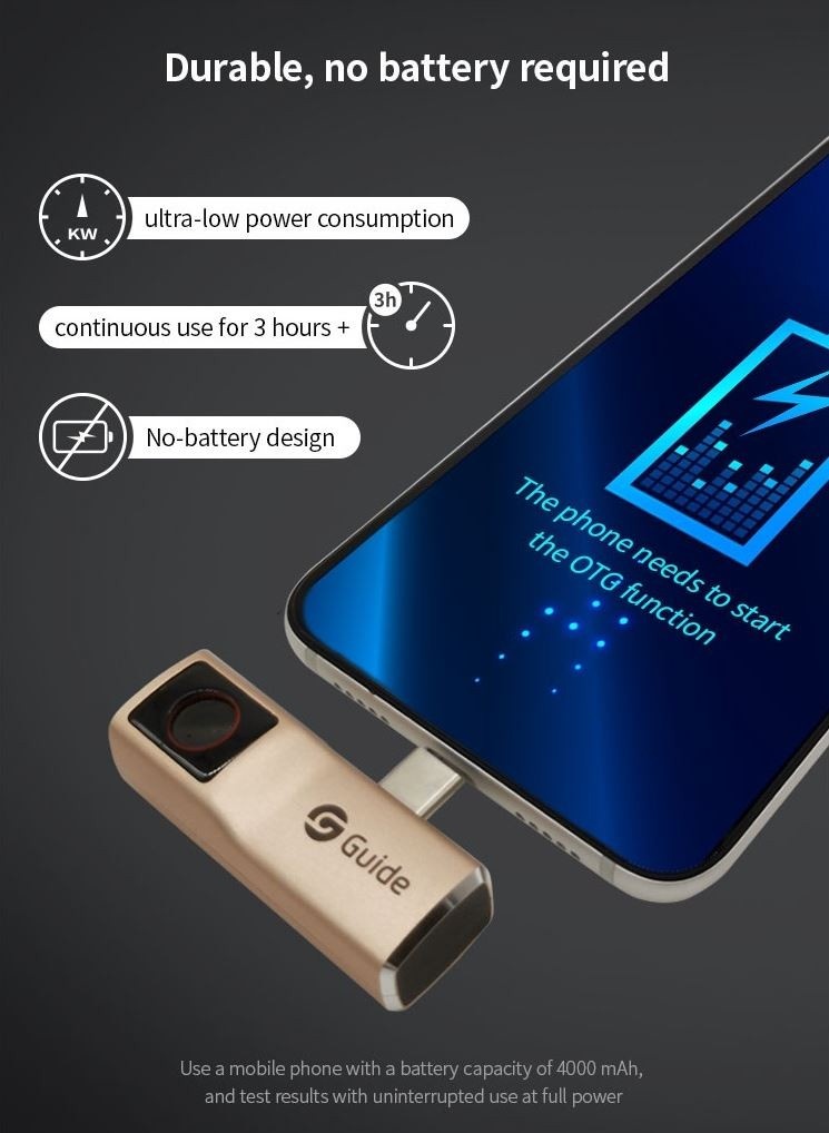 MobIR Air 120x90, 25Hz, Smartphone warmtebeeldcamera