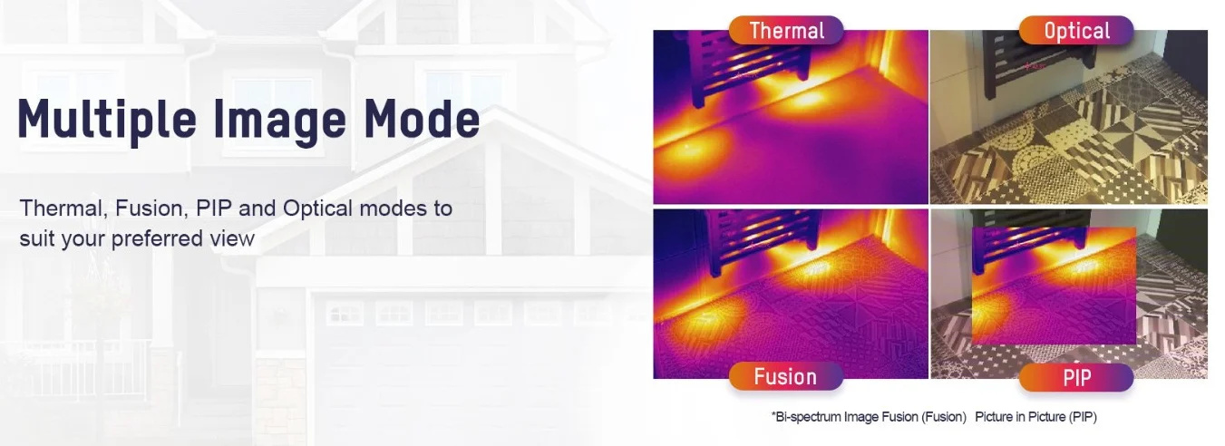 M20W Warmtebeeldcamera met 256x192 Thermische pixels en groothoek lens met 25Hz