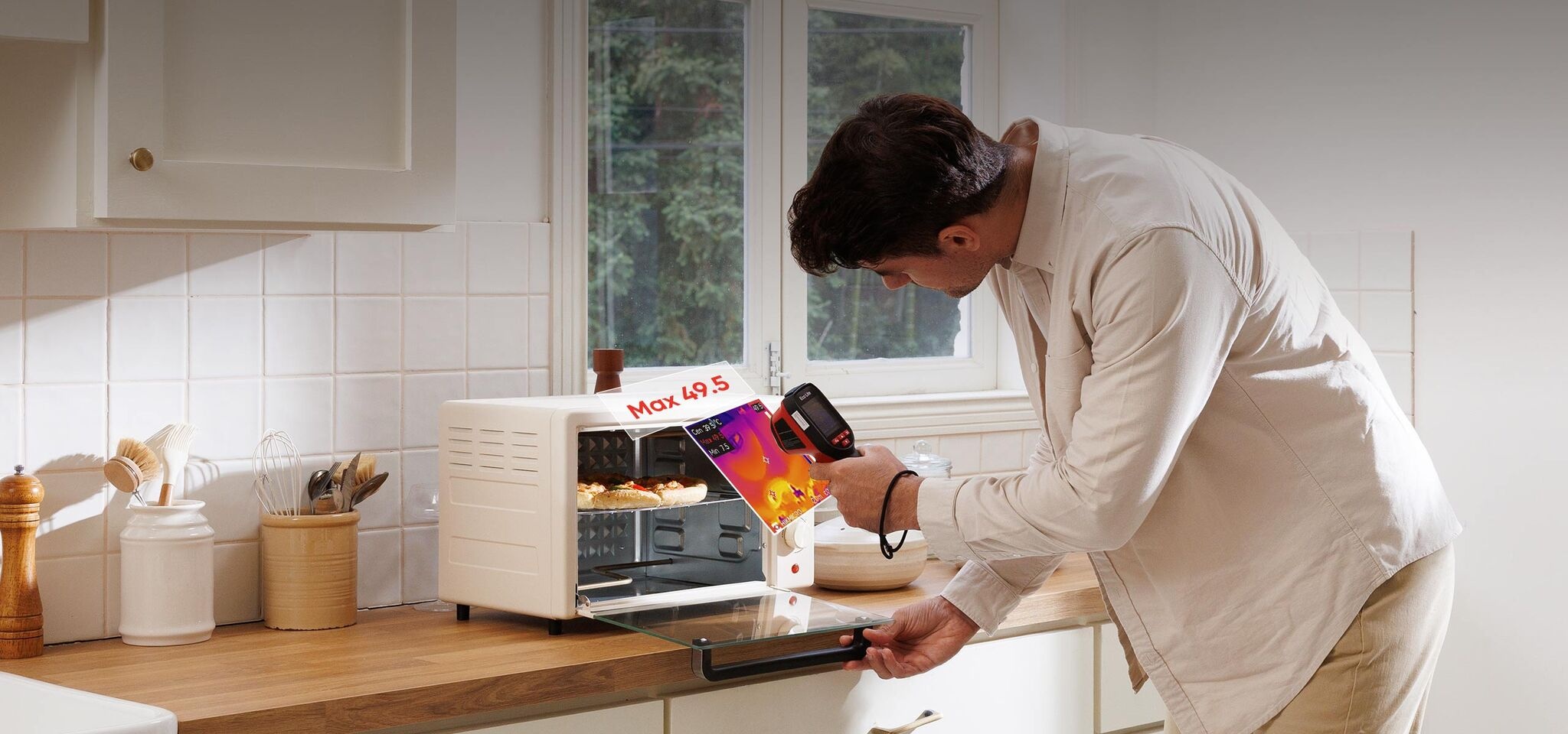 ECO Lite  Warmtebeeldcamera met 96×96 pixels 25Hz, met Super IR beeldverbetering