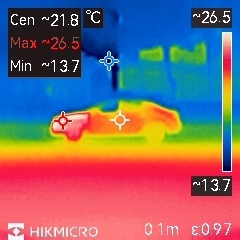 ECO Lite  Warmtebeeldcamera met 96×96 pixels 25Hz, met Super IR beeldverbetering