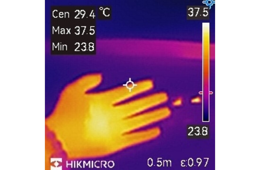 ECO Lite  Warmtebeeldcamera met 96×96 pixels 25Hz, met Super IR beeldverbetering