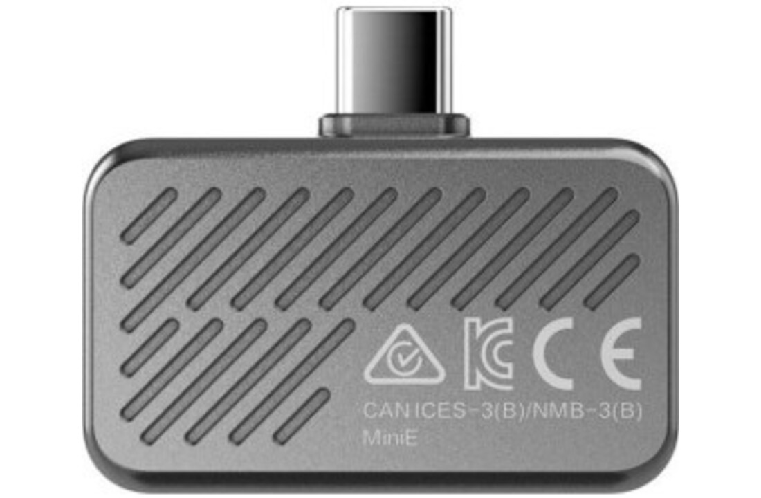MiniE Warmtebeeldcamera 96x96 pixels, 25Hz IOS en Android