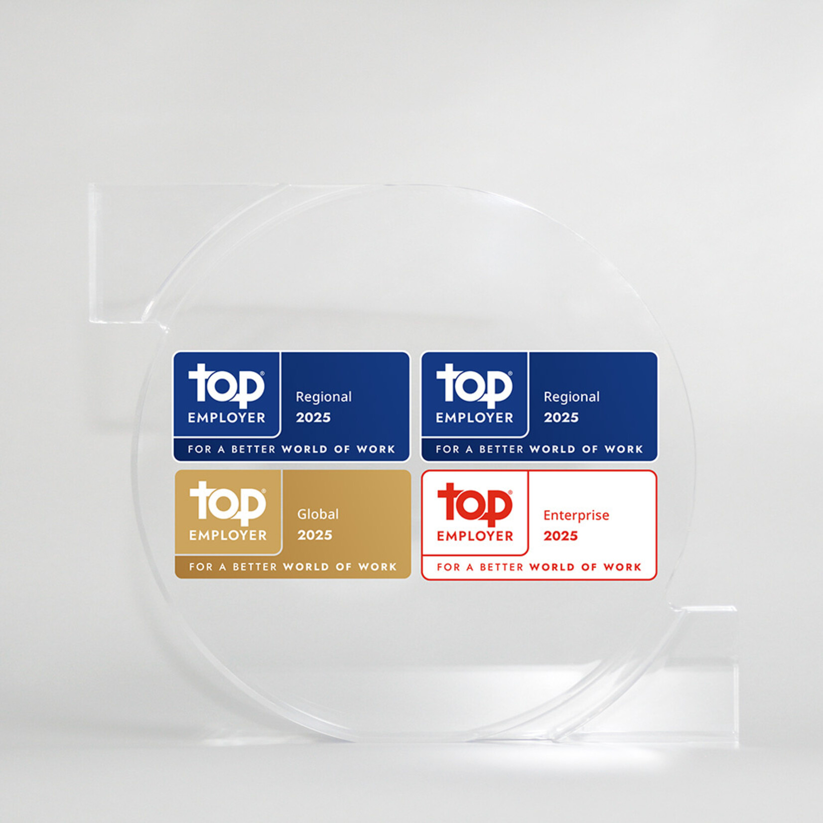 Top Employers Prêmio Double Regional-Global-Enterprise 2025