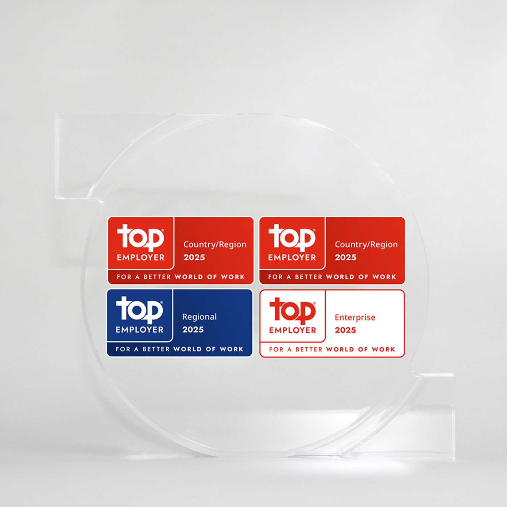 Top Employers Prêmio Double Country-Regional-Enterprise 2025