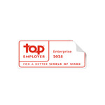 Top Employers wiederverwendbare Aufkleber klein Enterprise 2025