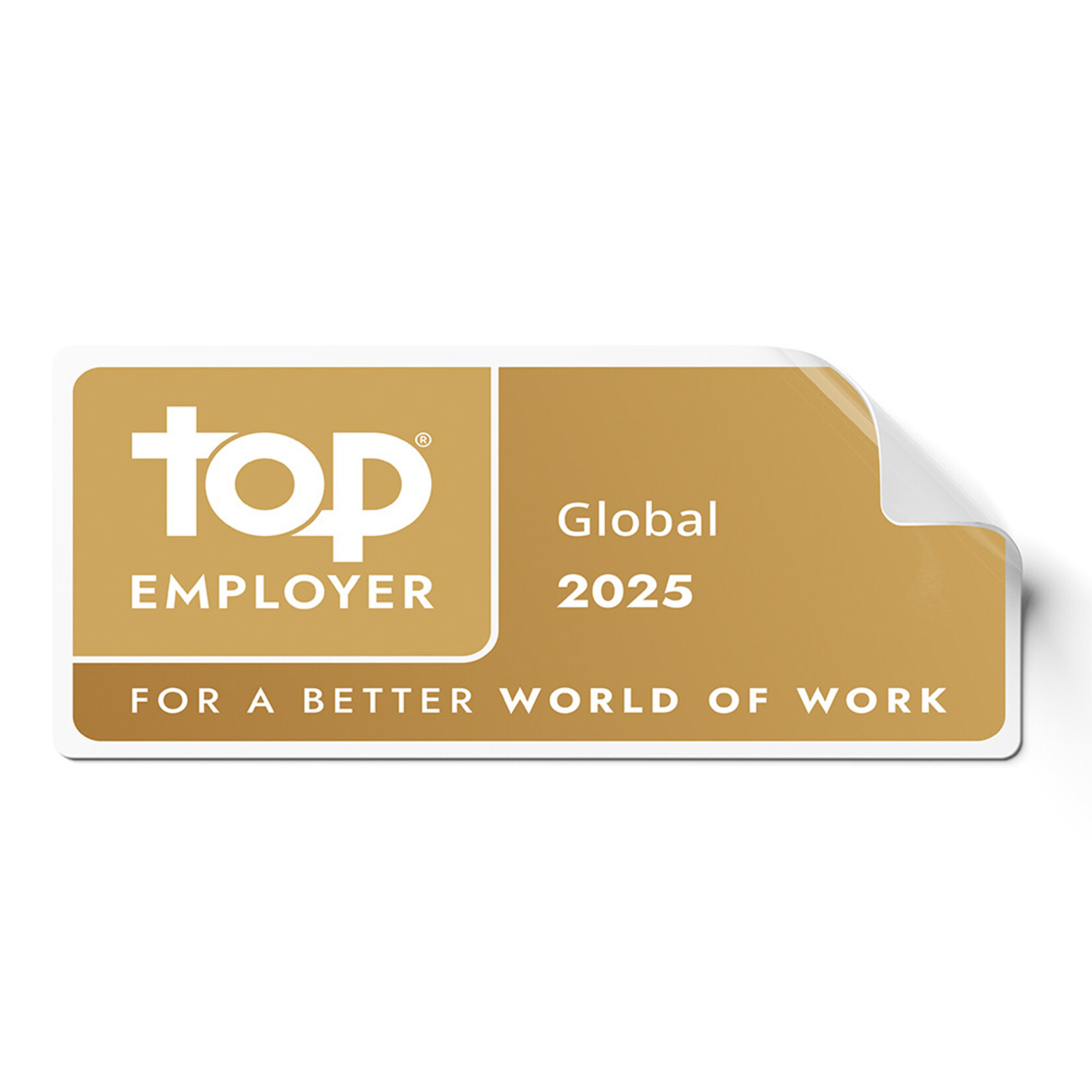 Top Employers Autocollants réutilisables grand Global 2025