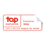 Top Employers herbruikbare Stickers groot Enterprise 2026