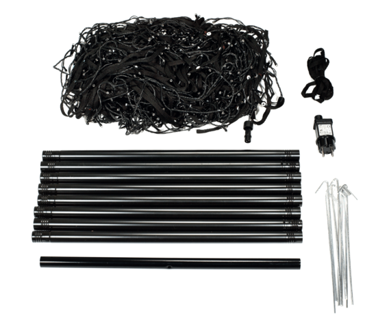 Xmas Starlight®  | 4 meter | 800 leds | Inclusief mast | Warm wit