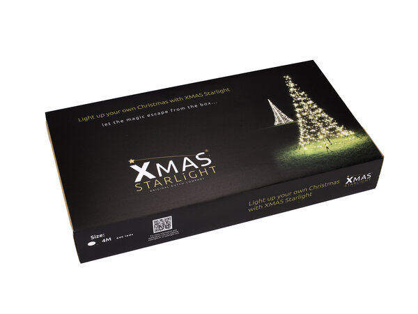 Xmas Starlight® Flexbelt | TWINKLE | 4 meter | 800 LED-lampjes | Warm wit |  Inclusief mast Xmas Starlight® Flexbelt | TWINKLE | 4 meter | 800 LED-lampjes | Warm wit |  Inclusief mast
