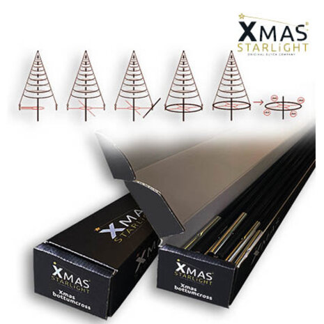 Xmas Starlight® Bodemkruis/Flex bottomcross voor 5 t/m 12 meter hoog Xmas Starlight® Bodemkruis/Flex bottomcross voor 5 t/m 12 meter hoog