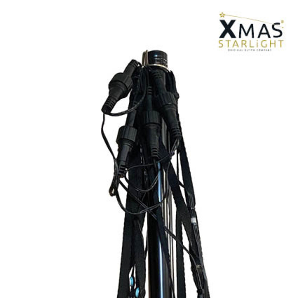 Xmas Starlight® Flexbelt | 3 meter | 480 LED-lampjes | Warm wit |  Inclusief mast Xmas Starlight® Flexbelt | 3 meter | 480 LED-lampjes | Warm wit |  Inclusief mast