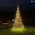 Xmas Starlight® | 3 meter | 480 LED-lampjes | Inclusief mast | Warm wit Xmas Starlight® | 3 meter | 480 LED-lampjes | Inclusief mast | Warm wit