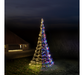 Xmas Starlight® Flexbelt | DUO |  4 meter | 1200 LED-lampjes | Warm wit | multicolor } inclusief mast Xmas Starlight® Flexbelt | DUO |  4 meter | 1200 LED-lampjes | Warm wit | multicolor } inclusief mast