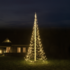 Xmas Starlight®| 5 meter vlaggenmast-kerstboom | 1000 LED-lampjes | Warm wit | inclusief timer Xmas Starlight®| 5 meter vlaggenmast-kerstboom | 1000 LED-lampjes | Warm wit | inclusief timer