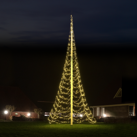 Xmas Starlight®  | 10 meter vlaggenmast | 4000 LED-lampjes | Warm wit  | inclusief  smartplug twv € 29.95 Xmas Starlight®  | 10 meter vlaggenmast | 4000 LED-lampjes | Warm wit  | inclusief  smartplug twv € 29.95