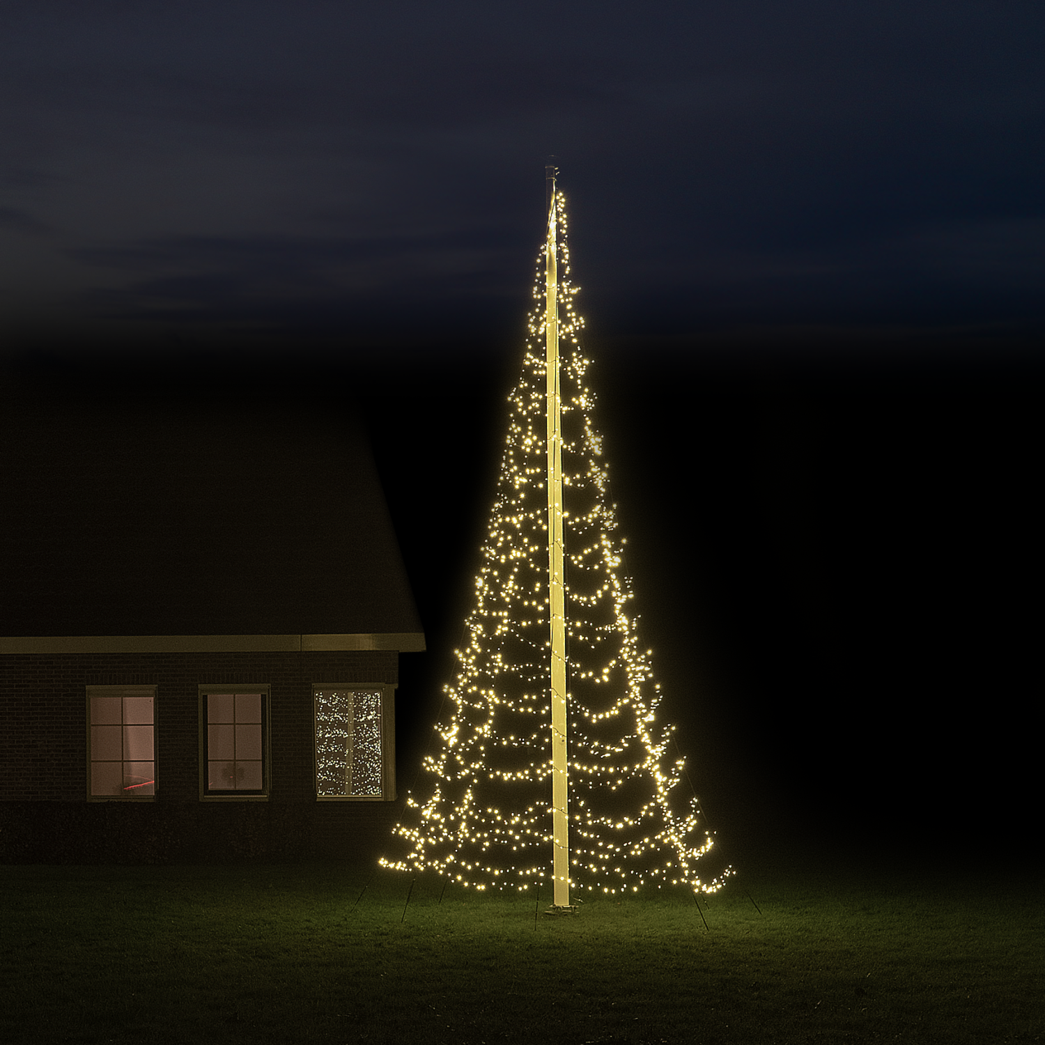 Vlaggenmast licht op zonne-energie, 2-in-1 huisgemonteerde Vlaggenmast licht op zonne-energie, 2-in-1 huisgemonteerde