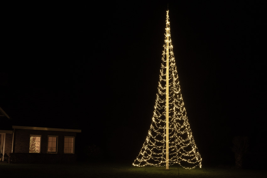 Led kerstbomen voor in je vlaggenmast