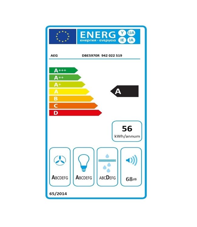 AEG 6000 serie ExtractionTech Schouwafzuigkap 90 cm DBE5970R