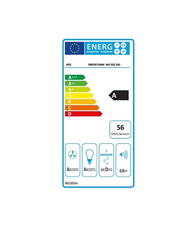 AEG 5000 ExtractionTech - Schouwafzuigkap 90 cm DBS5971MM