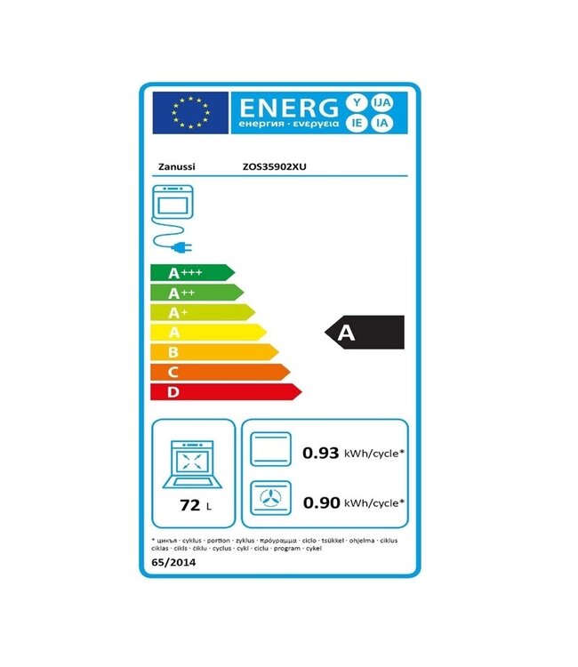 Zanussi inbouwoven ZOS35902XU