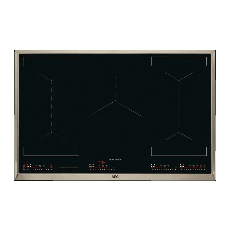 AEG 6000 serie MultiBridge inductie Kookplaat 80 cm IKE85651XB