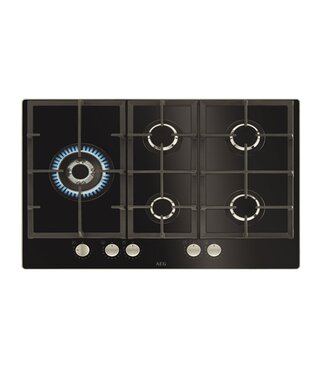 AEG AEG 6000 serie Gas-op-glas gas Kookplaat 75 cm HKB75820NB
