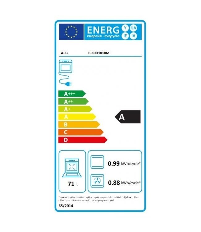 AEG 6000 serie SurroundCook¨ Heteluchtoven BES331010M