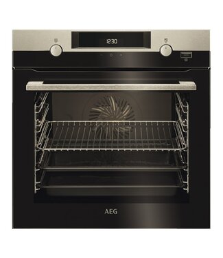 AEG AEG 6000 serie SteamBake Heteluchtoven met stoomondersteuning met katalysereiniging BD431C