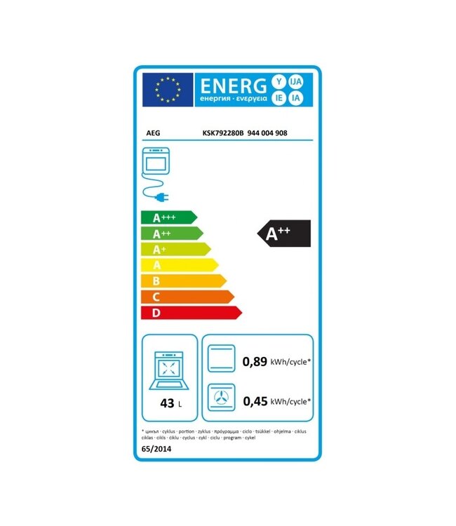 AEG SteamPro Combi hetelucht- en stoomoven KSK792280M
