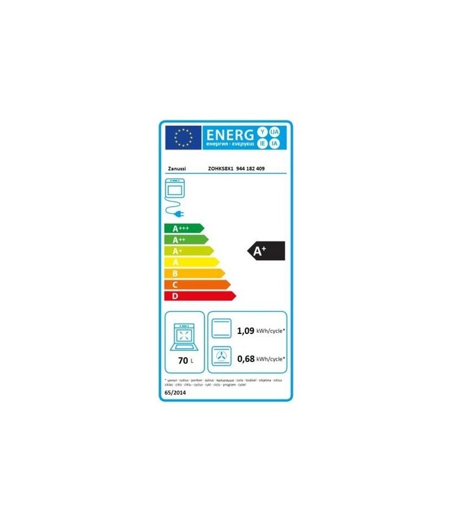 Zanussi Combi hetelucht- en stoomoven ZOHKS8X1